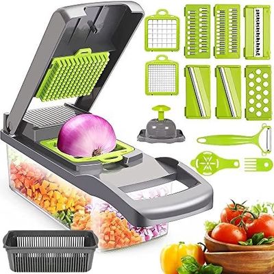 Diventa creativo in cucina con il nostro taglierino manuale di frutta e verdura 12 in 1
