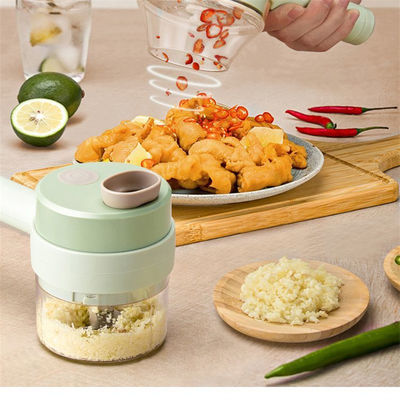 Europe Portable 4 in 1 Vegetable Cutter Set Smart Gadget Slicer elettrico Chopper da cucina