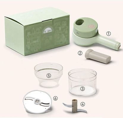 ABS PP PC Acciaio inossidabile Kitchen Chopper Europe Portable 4 in 1 Set Tagliavegetale