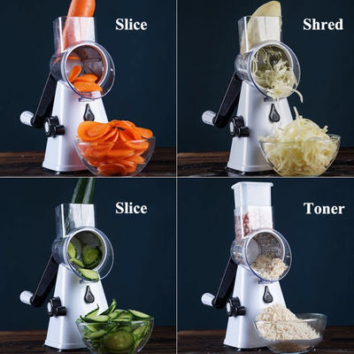 Cucina sostenibile Tagliatrice manuale multifunzione in acciaio inossidabile per frutta e verdura
