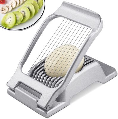 Tagliatrice di uova in acciaio inossidabile per uova bollite e fragole succose a fette perfette