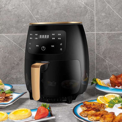 Fritura a aria profonda elettrica digitale per cucinare pollo sano 6L a tensione V 111V-240V