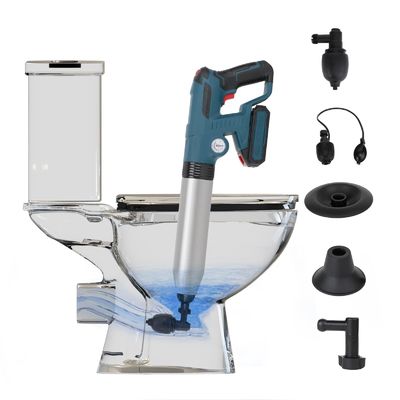 Plunger WC Drain Opener Pressure Air Plumbering Air Gun Drain Blaster per lo sblocco