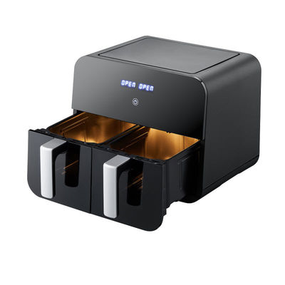 9L touch screen Double Air Fryer Electric Deep Fryer Smart Rack senza olio per uso domestico