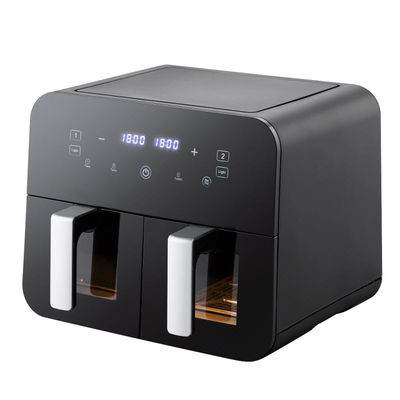 9L touch screen Double Air Fryer Electric Deep Fryer Smart Rack senza olio per uso domestico