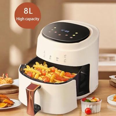 6L 3L touch screen Double Air Fryer Electric Deep Fryer Oven Smart Rack senza olio Air Fryer Plastica