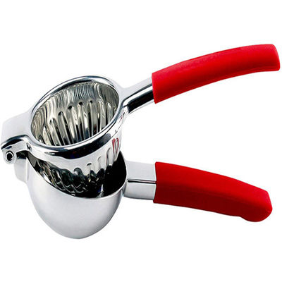 340G Limone Citrus Press Juicer con costruzione in acciaio inossidabile e maniglia di silicone morbido