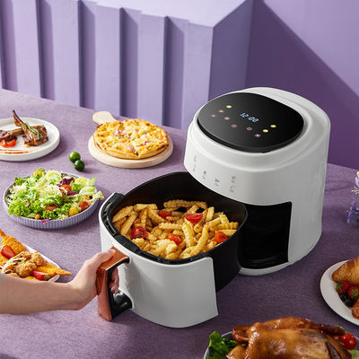6L 3L touch screen Double Air Fryer Electric Deep Fryer Oven Smart Rack senza olio Air Fryer Plastica