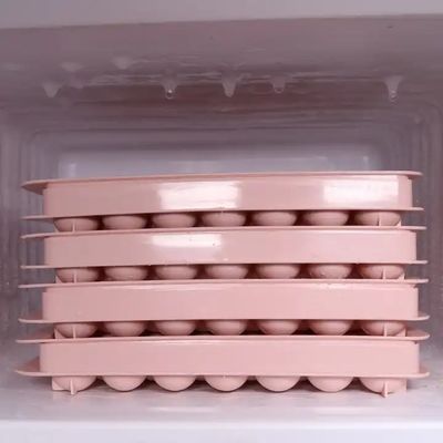 PP 33 Cavità cerchio rotondo palla di ghiaccio cubo vassoio sfera plastica palla di ghiaccio produttore Stampo con coperchio