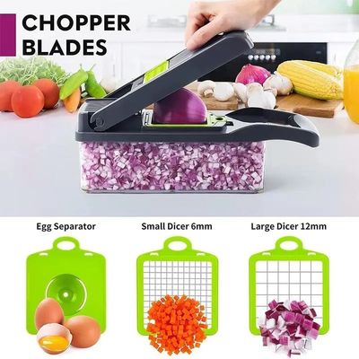 Coltello di plastica versatile per frutta verdura utensile da cucina durevole 35,5x11,8x11,8cm