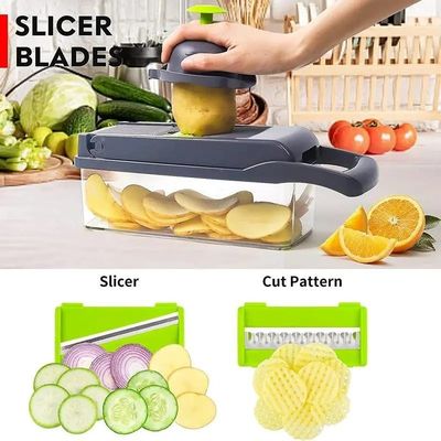 Coltello di plastica versatile per frutta verdura utensile da cucina durevole 35,5x11,8x11,8cm