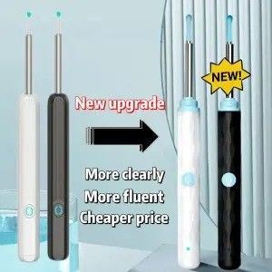 Kit di rimozione di cera per l' orecchio per la pulizia domestica con 1296P Otoscope Camera e luce per la pulizia delle orecchie