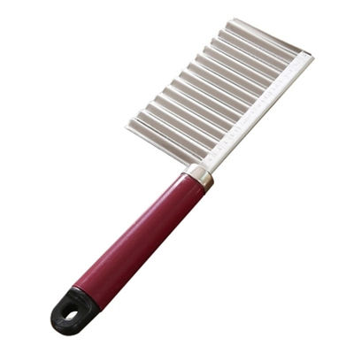 Coltello a rughe in acciaio inossidabile ideale per verdure e patate tagliate a onde in cucina