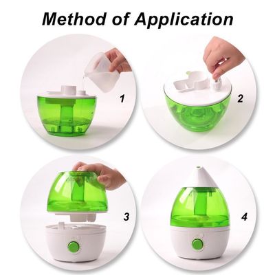 Umidificatore silenzioso da 1,0-2,5L per la protezione contro la carenza d'acqua