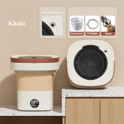 Vasca di plastica completamente automatica Mini Lavatrice pieghevole portatile per calze intima
