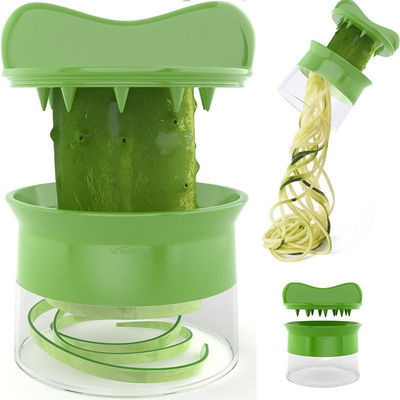 Spiralizzatore Set di taglio Julienne grossolano e sottile 3 in 1 Tagliatrice manuale di verdure per arancio