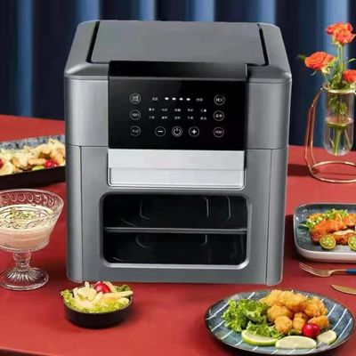 Materiale antiaderente PTFE 12L 15L Litro Digital Air Fryer Power 360 Digital Manual Oven