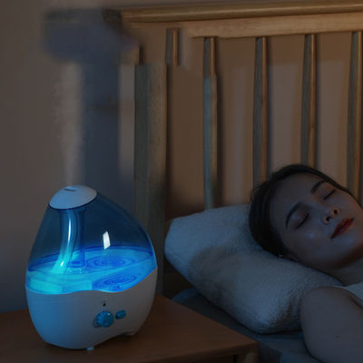 Umidificatore ad ultrasuoni silenzioso a sussurro di 28 dB per camera da letto e umidificatori d'aria a nebbia fredda