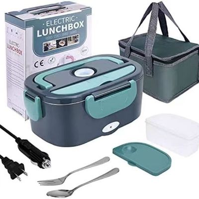 1.5L Capacità Acciaio Inossidabile Cucina elettrica Cucina calda per i pasti in movimento