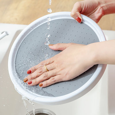 2 strati di spezie da cucina con scaffale rotante per facilitare l'accesso alle spezie e agli articoli da bagno