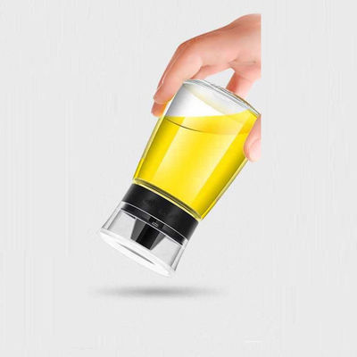 Bottiglia di olio di vetro trasparente 170ml Set di spray di olio di aceto per utensili da cucina 425g