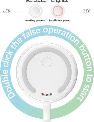 NO Mini Succatore di tazze di plastica USB portatile per frullati e frullati