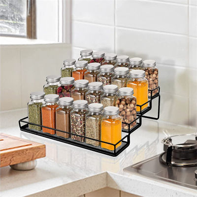 28.8*15.5*29.8cm Organizzatore di scaffalatura di spezie in lacca per la cucina