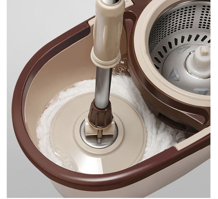 Wringer in acciaio inossidabile 360 Spin Easy Clean Cyclone Set di spazzole e secchioni per pulire pavimenti