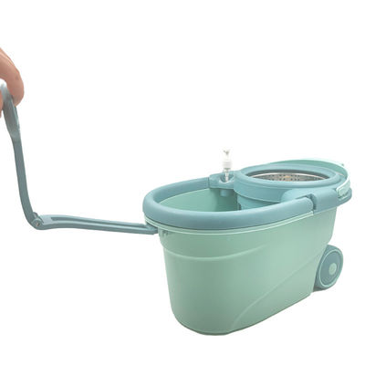 360 gradi di rotazione di microfibra spinning mop e secchio set per la pulizia regolabile
