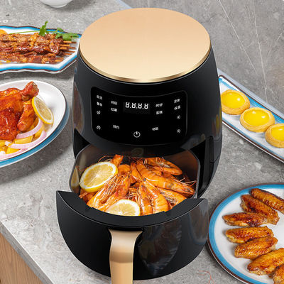 Pot di friggitrice ad aria multifunzionale a capacità di 1400W 6L personalizzata per la preparazione di cibi fritti