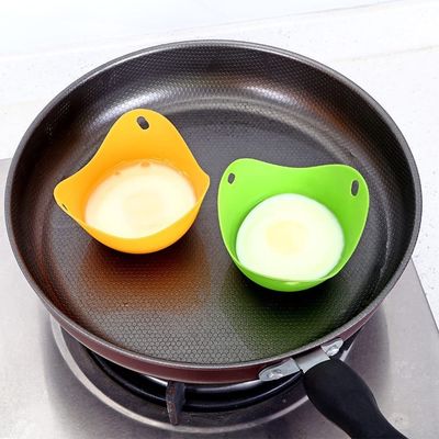 Coppe di caccia alle uova in silicone per microonde Cucine per pentole campione campione gratuito Strumenti per uova