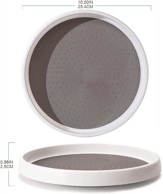 Piccolo scaffale di spezie in plastica antiscivolo per la cucina