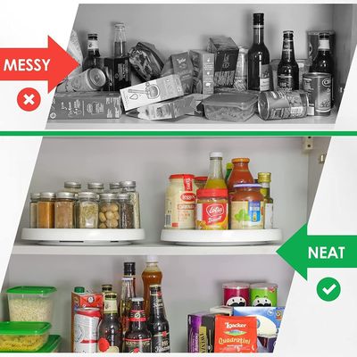 Piccolo scaffale di spezie in plastica antiscivolo per la cucina