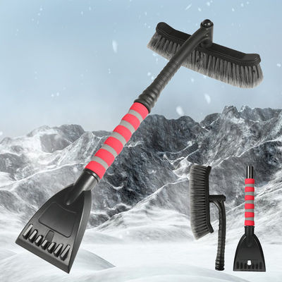Spazzola da pulizia multifunzione per auto Logo personalizzato Paletta da neve Raschiatrice di ghiaccio Spazzola da neve