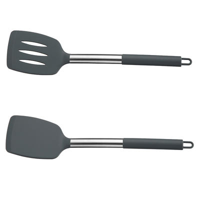 Spatula antiaderente e cucchiaio impermeabile con canna in acciaio inossidabile