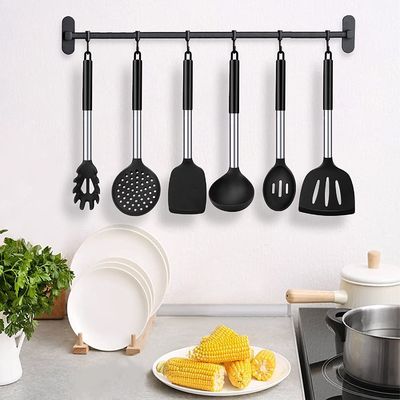 Spatula antiaderente e cucchiaio impermeabile con canna in acciaio inossidabile