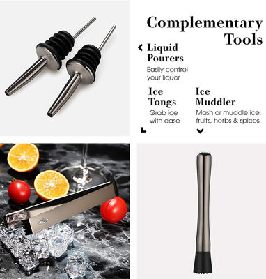 Classico Disegno 11 pezzi Kit Barista Cocktail Fumatore Set 750ml/600ml per la produzione