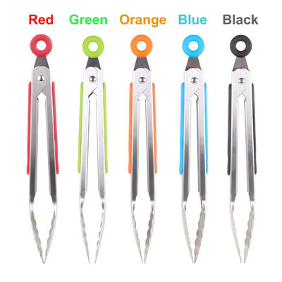 2 pezzi in acciaio inossidabile set colorato scatola BBQ utensili da forno con set di utensili sostenibili