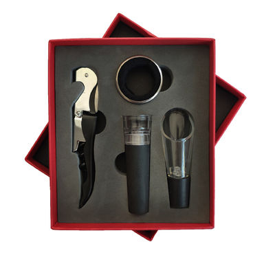 Acciaio inossidabile Red Seahorse Knife Gift Box Bar Tools Type Corkscrew Wine Opener Set