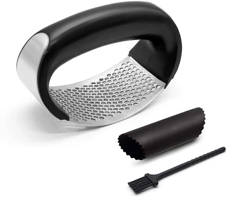 Logo personalizzato Strumenti per frutta e verdura Acciaio inossidabile Pressa all'aglio Chopper Strumento per gadget da cucina