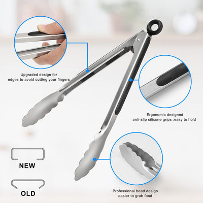 Acciaio inossidabile alimenti isolante antiscaldamento clip di pane in silicone per apparecchiature durevoli
