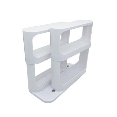Conveniente rotation 2 Tier Rotating Spice Rack per lo stoccaggio di armadietti da cucina