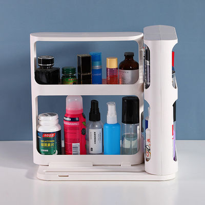 Conveniente rotation 2 Tier Rotating Spice Rack per lo stoccaggio di armadietti da cucina