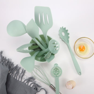 12pcs Apparecchi da cucina Set di cottura con utensili in silicone antiaderenti e durevoli