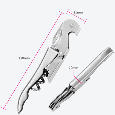 Apritore di vino in acciaio inossidabile con coltello multifunzionale 12*2.2*1.1cm Circa 30g