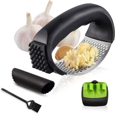 Prodotti da cucina compatti 11 * 5.1 * 7.2cm Pressa all'aglio in acciaio inossidabile per alimenti