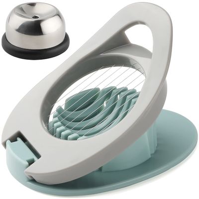 Tagliatrice di uova in acciaio inossidabile per uova bollite filo di taglio manuale 12*8,3*3,2cm