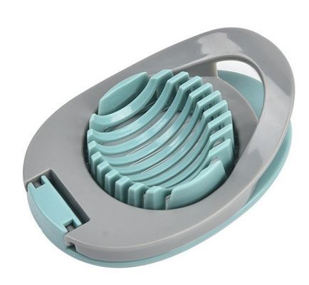 Tagliatrice di uova in acciaio inossidabile per uova bollite filo di taglio manuale 12*8,3*3,2cm