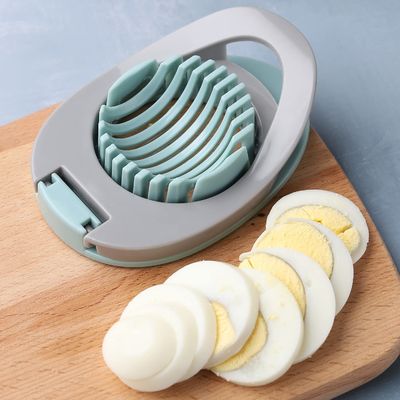 Tagliatrice di uova in acciaio inossidabile per uova bollite filo di taglio manuale 12*8,3*3,2cm