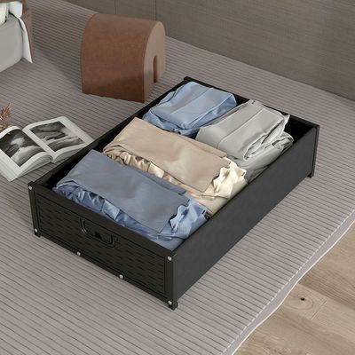 Sotto biancheria da letto / giocattoli Scatola di stoccaggio con puleggia e copertura